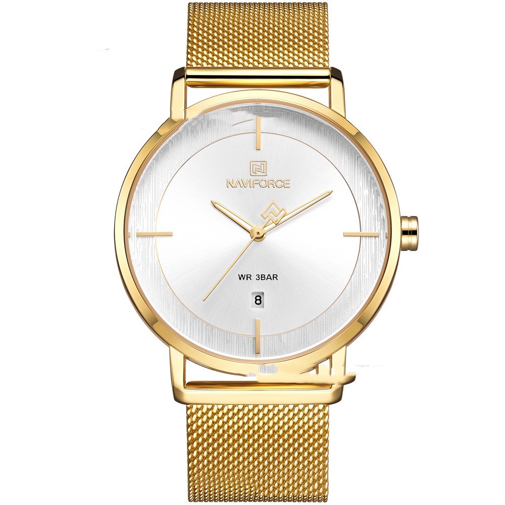 Fashion Simple Calendar Waterproof Quartz Watch